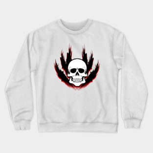 Skull Paint Crewneck Sweatshirt